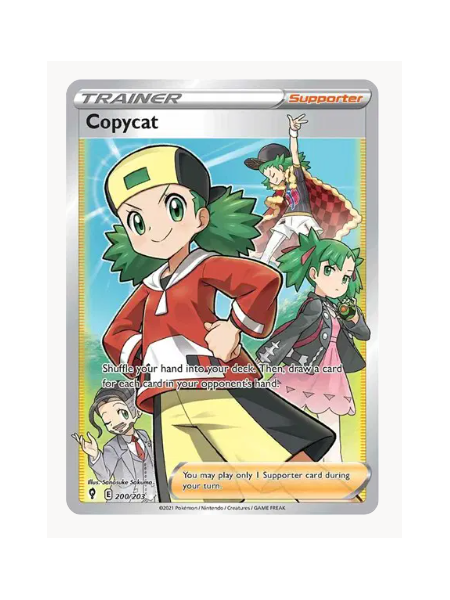 Copycat (Full Art) Pokemon • Ultra Rare • 200/203 Evolving Skies