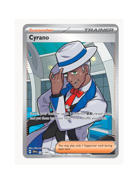 Cyrano Pokemon • Ultra Rare • 230/191 Surging Sparks