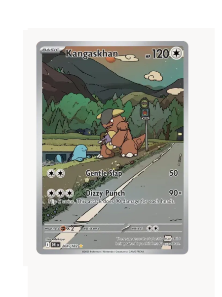 Kangaskhan Pokemon • Illustration Rare • 204/182 Destined Rivals