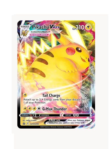 Pikachu VMAX Pokemon • Promo • SWSH286 Sword & Shield Promo