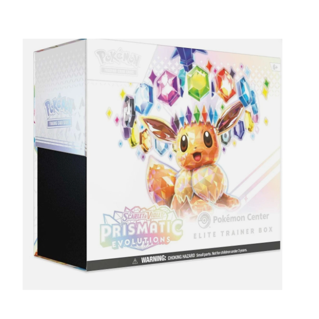 Prismatic Evolutions Pokemon Center Elite trainer box