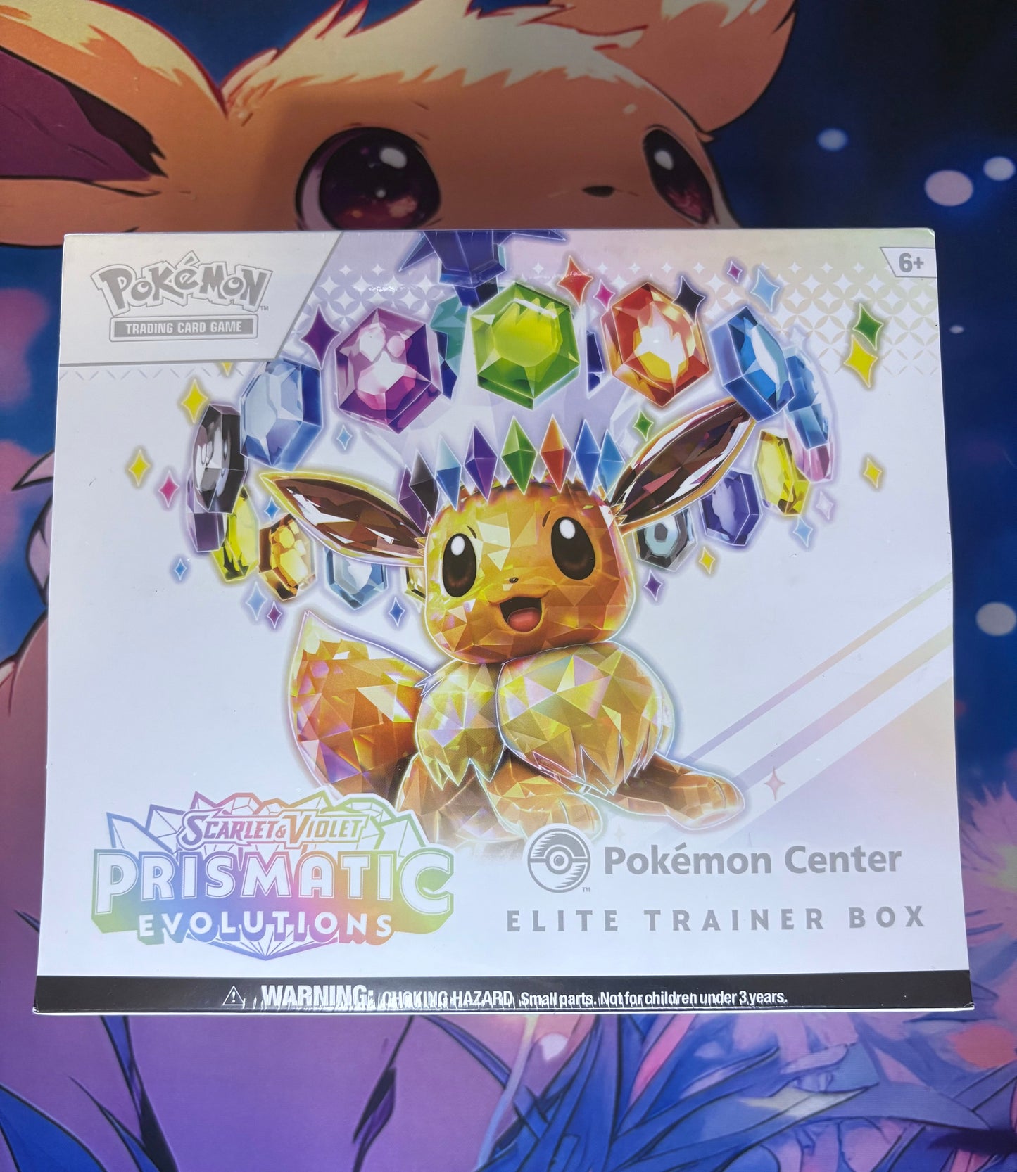 Prismatic Evolutions Pokemon Center Elite trainer box