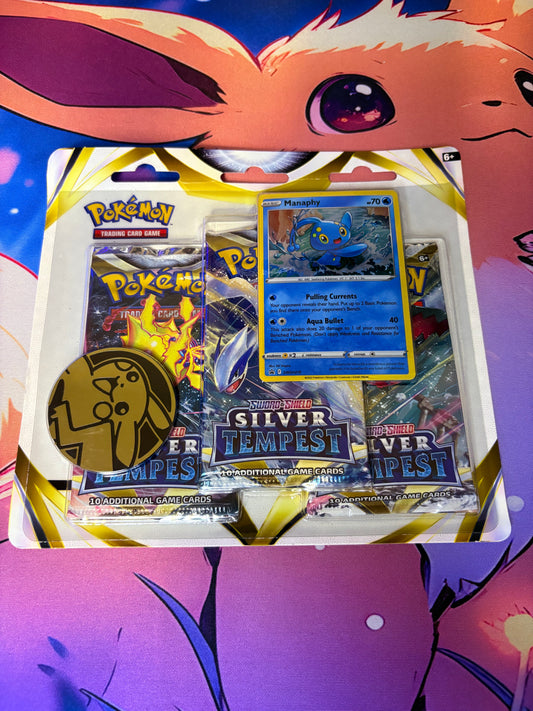 Silver Tempest 3 Pack Blister [Manaphy]