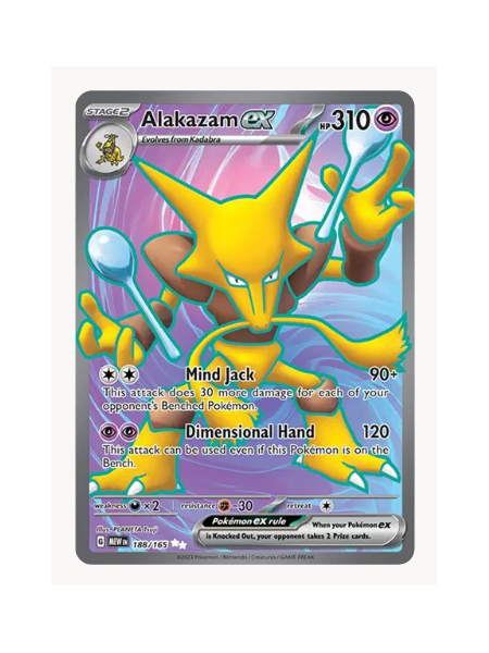 Alakazam ex Pokemon • Ultra Rare • 188/165 SV: 151