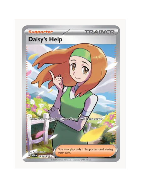 Daisy's Help Pokemon • Ultra Rare • 195/165 SV: 151