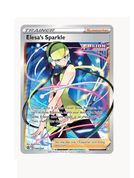 Elesa's Sparkle (Full Art) Pokemon • Ultra Rare • 260/264 Fusion Strike