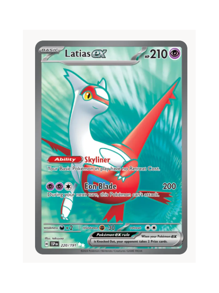 Latias ex Pokemon • Ultra Rare • 220/191 Surging Sparks
