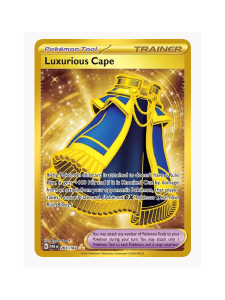 Luxurious Cape Pokemon • Hyper Rare • 265/182 Paradox Rift