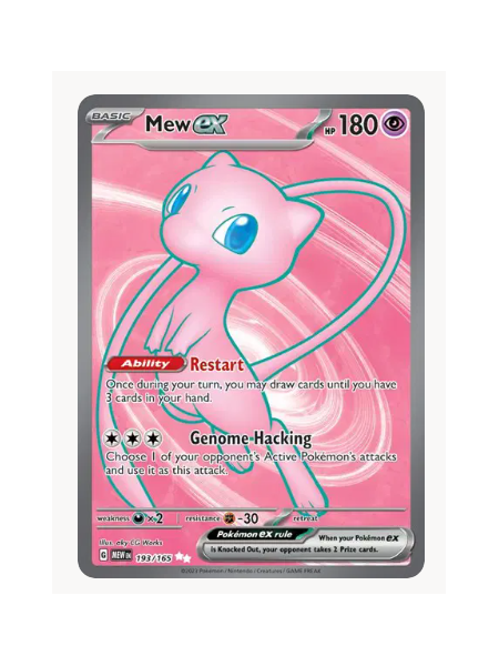 Mew ex Pokemon • Ultra Rare • 193/165 SV: 151