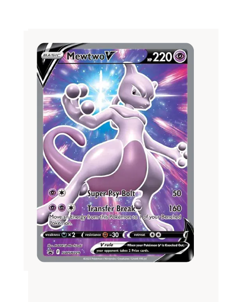 Mewtwo V Pokemon • Promo • SWSH229 Sword & Shield Promo