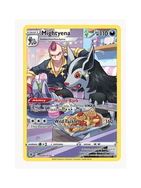 Mightyena Pokemon • Ultra Rare • TG09/TG30 Astral Radiance Trainer Gallery