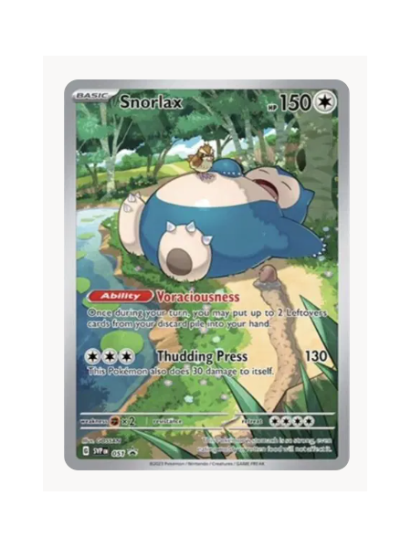 Snorlax Pokemon • Promo • 051 Scarlet & Violet Promo