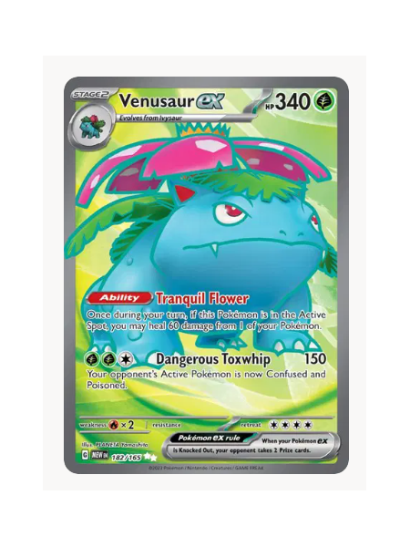 Venusaur ex Pokemon • Ultra Rare • 182/165 SV: 151